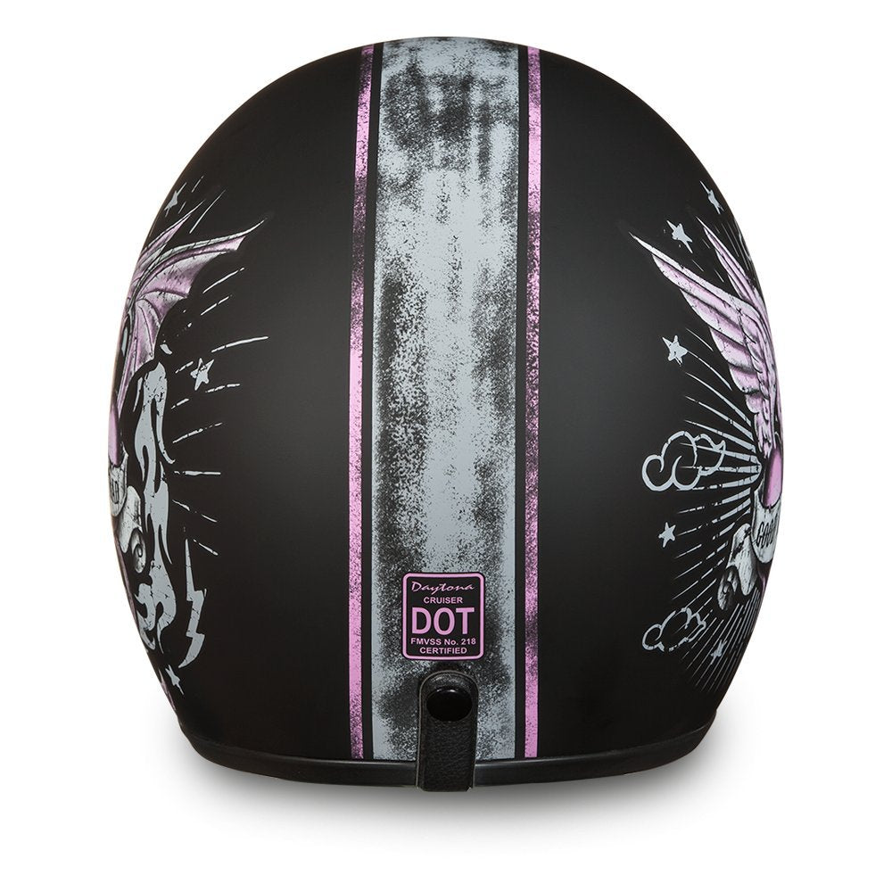 Daytona Helmets lightweight durable construction shown for comfortable all day cruising