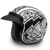 Daytona Helmets open-face helmet front view for comfortable city riding