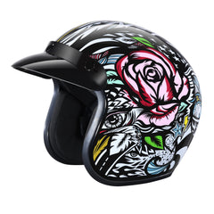 Daytona open-face helmet in scooter ride setup showing breathable comfort