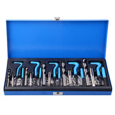 DAYUAN 131pc SAE thread repair kit display with complete set for quick restorations.