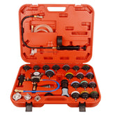 DAYUAN 28pcs tester kit main view for quick radiator pressure testing and leak checks.