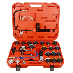 DAYUAN 28pcs tester kit main view for quick radiator pressure testing and leak checks.