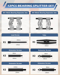 DAYUAN 5-ton puller showcases rugged strength for tough bearing removal tasks.