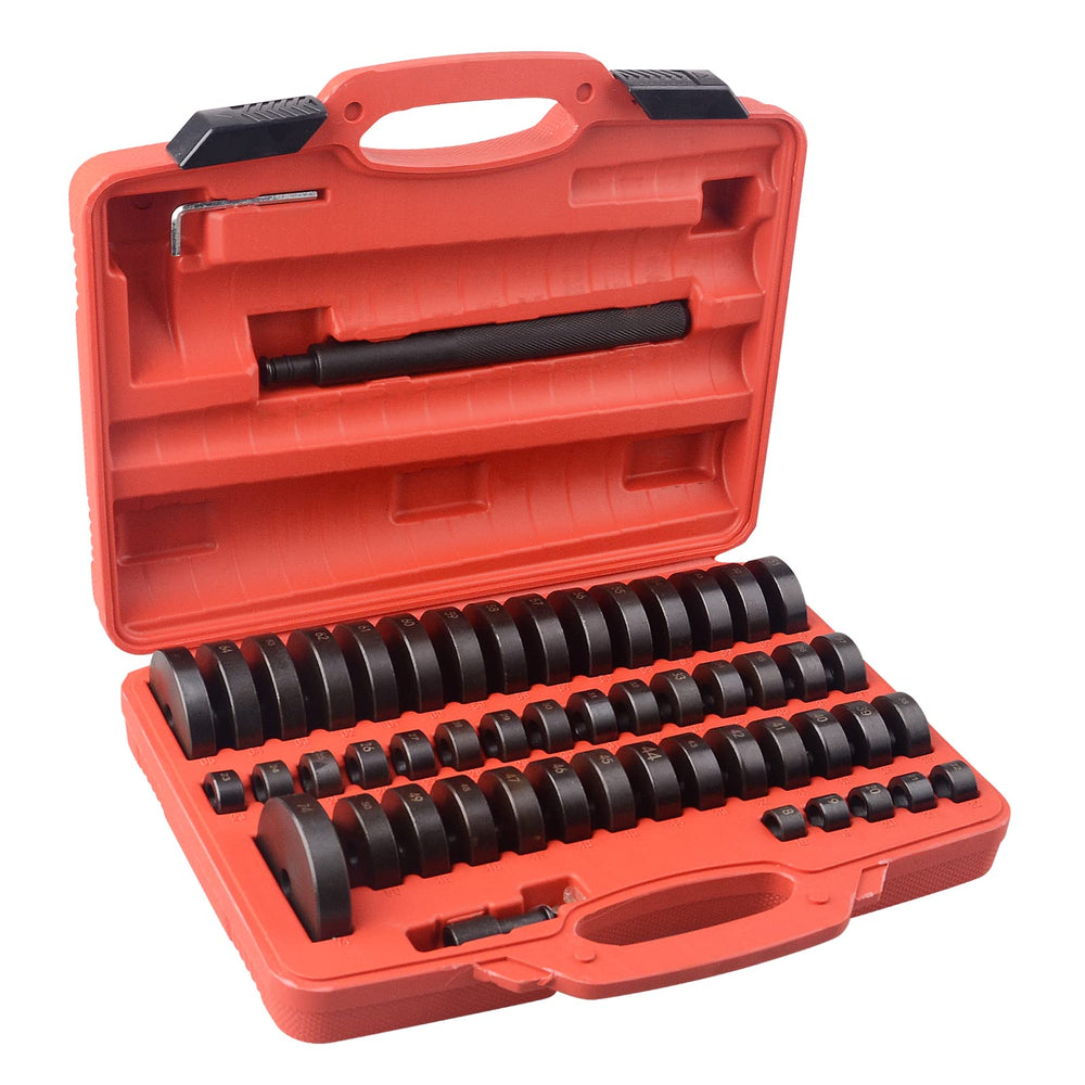 DAYUAN discs collection showing 50 interchangeable discs for precise sizing