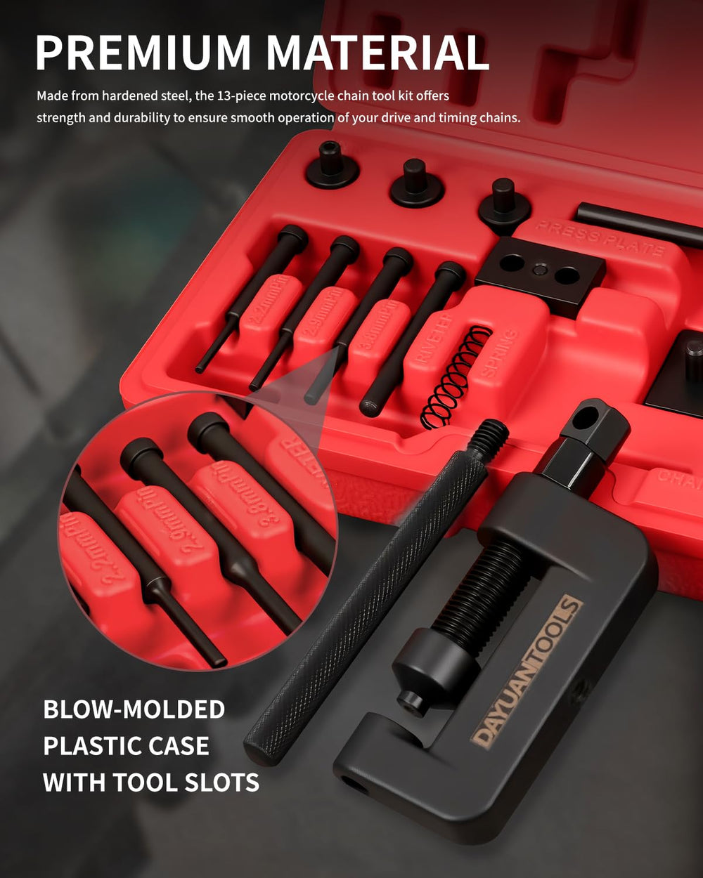 DAYUAN chain-breaker handle provides comfortable control during use
