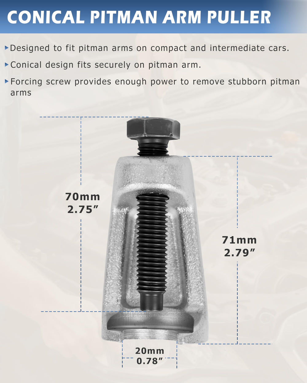 DAYUAN conical pitman arm puller for efficient removal