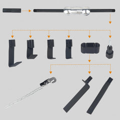 DAYUAN dent puller set with hardened steel adapters for durable repairs.