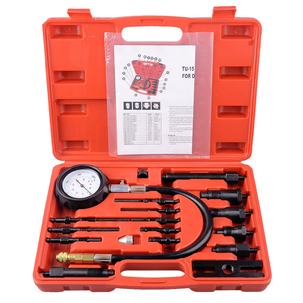 DAYUAN diesel compression gauge close-up for accurate engine assessment.