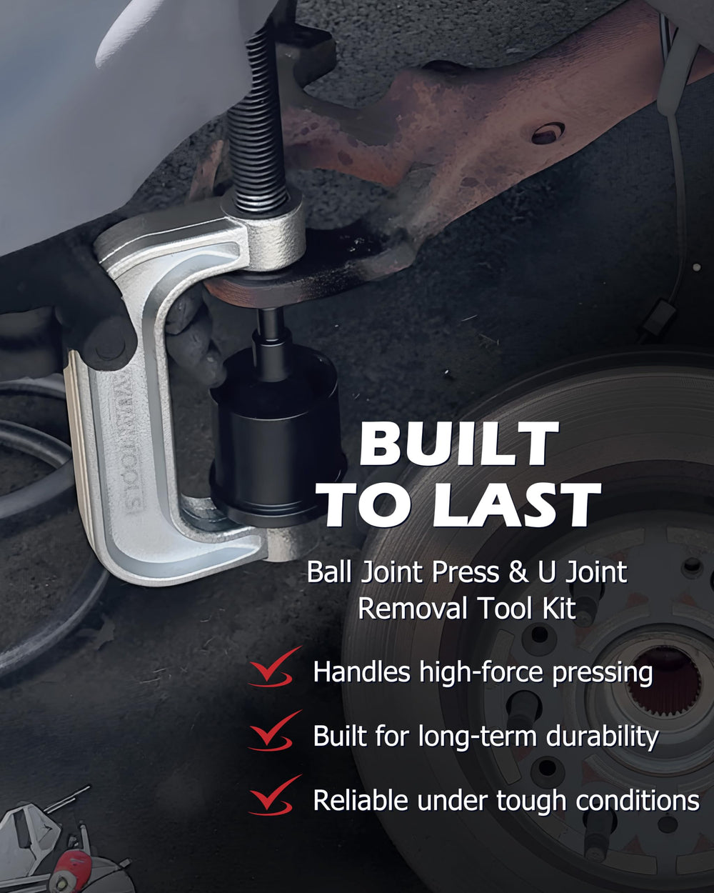 DAYUAN 4x4 adapters ready for universal joints and ball joints in rugged vehicles