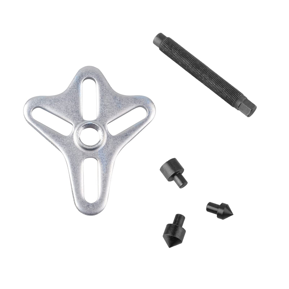 Dayuan Harmonic Balancer Puller Set features floating swivel protecting shaft ends.