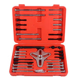 Dayuan Harmonic Balancer Puller Set in molded storage case for organized tools.