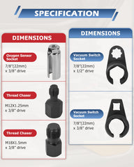 DAYUAN low-profile crowfoot socket enables sensor access in tight spaces