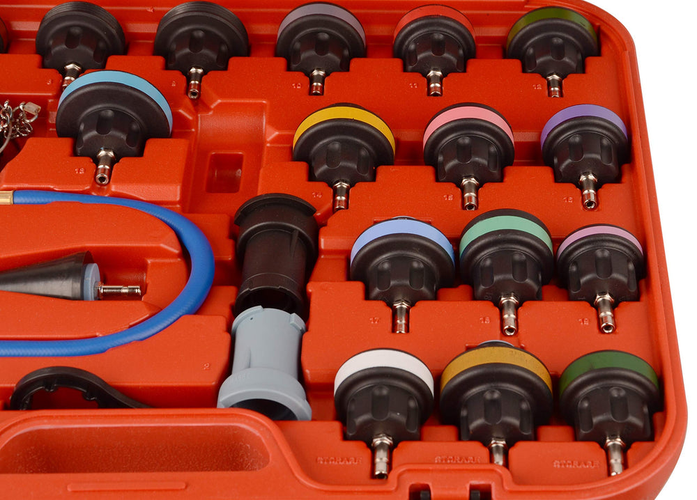 DAYUAN 0-35 psi range fits most radiator openings.