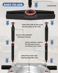DAYUAN cross bar supports stable pull during wheel or flywheel separation.