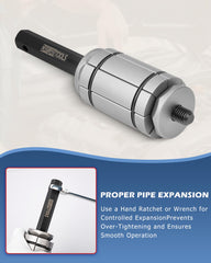 DAYUAN three-piece kit in use on a tailpipe, smooth deformation for fit.