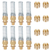 Dazakoot brass DOT 3/8in hose-end connector with spring guard.