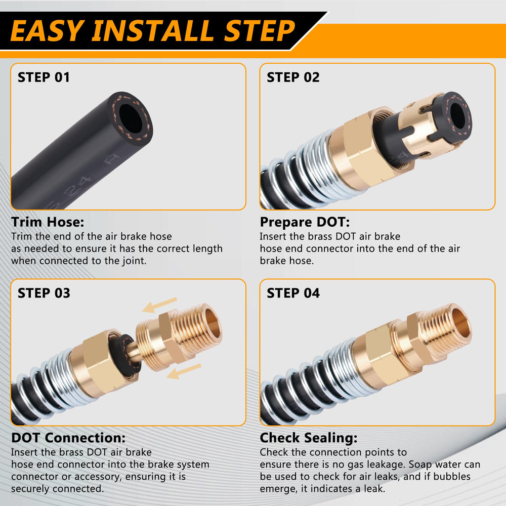 Dazakoot sleeve tubes 3-8in pack protects connections during use.