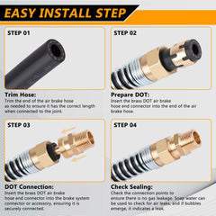 Dazakoot sleeve tubes 3-8in pack protects connections during use.