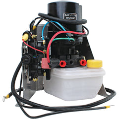 DB Electrical 430-22152 trim motor front view for Mercury Mercruiser installations.