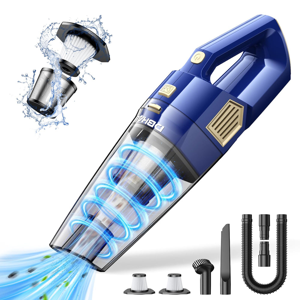 DBHAL handheld vacuum with 15000Pa suction for deep cleaning