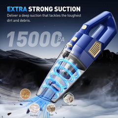 DBHAL vacuum with multi-accessories set for versatile cleaning