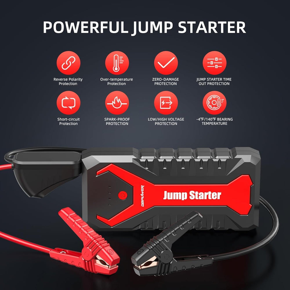 DBPOWER 3-in-1 LED flashlight with modes for emergencies.