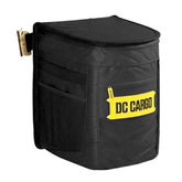 DC Cargo Mall E-Track garbage can hanging system keeps trailer floors clear.