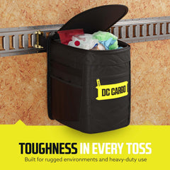Built-in pockets on the DC Cargo Mall bin provide extra organization.