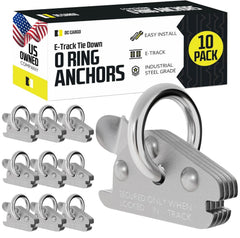 DC Cargo Mall extra heavy duty steel O-Ring pack fits E-Track for secure, heavy-duty tie-downs.