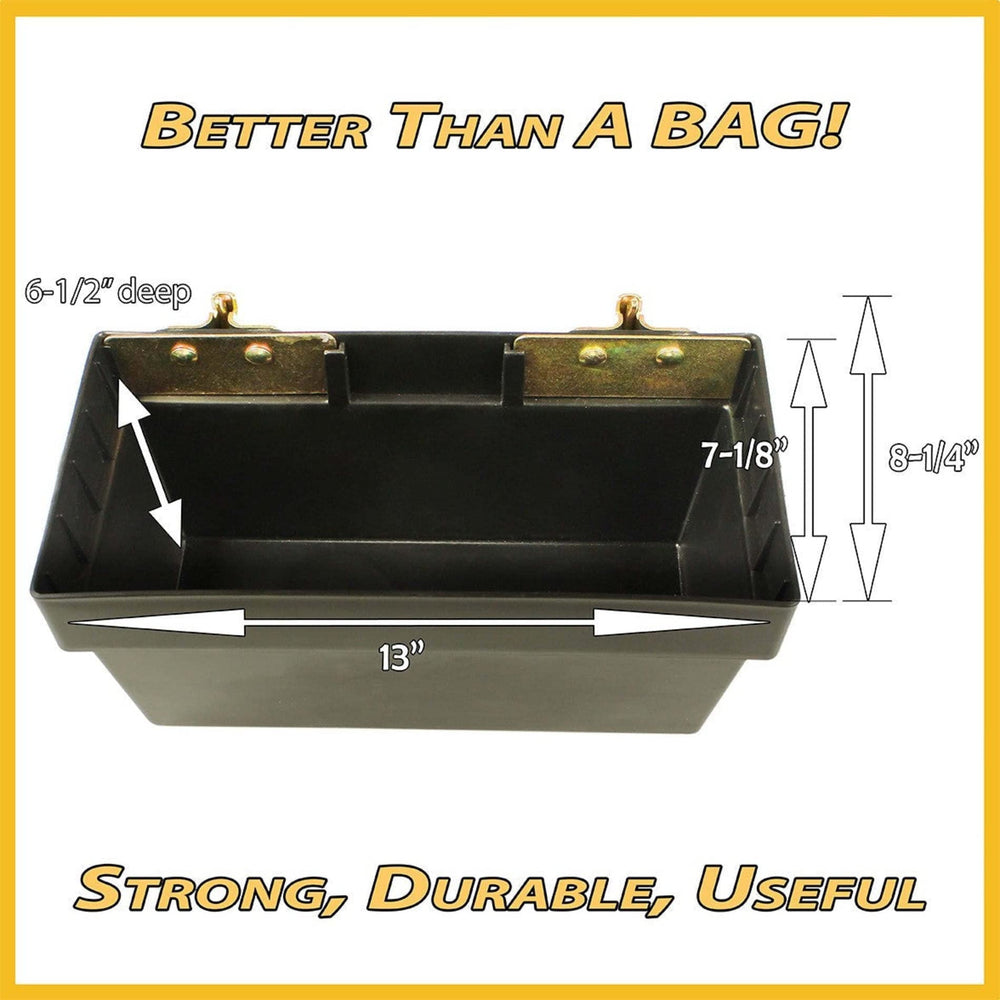 Open-top view shows easy access to tools and small parts