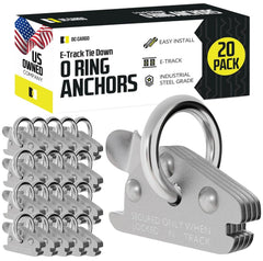 DC Cargo Mall extra-heavy-duty steel O-ring in E-Track slot for secure loading