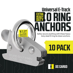 DC Cargo Mall steel O-Ring with 6000 lb break strength supports demanding loads.