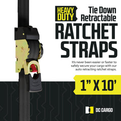 DC Cargo Mall vinyl coated hooks prevent scratches when securing cargo.