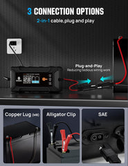 DC HOUSE 12V 5A charger performs in cold weather conditions.