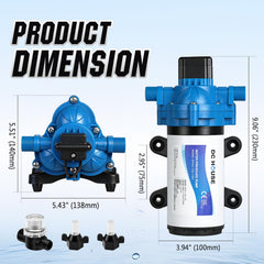 DC HOUSE 33-series pump kit with installation hardware