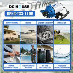 DC HOUSE complete installation kit includes hoses and filters