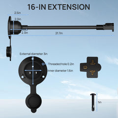 DC HOUSE easy-install 2-inch hole prewired for quick setup