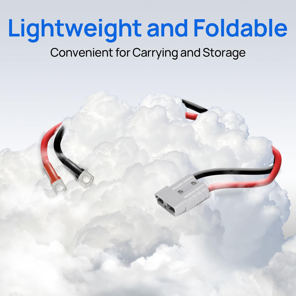 DC HOUSE golf cart battery cable setup enables efficient charging