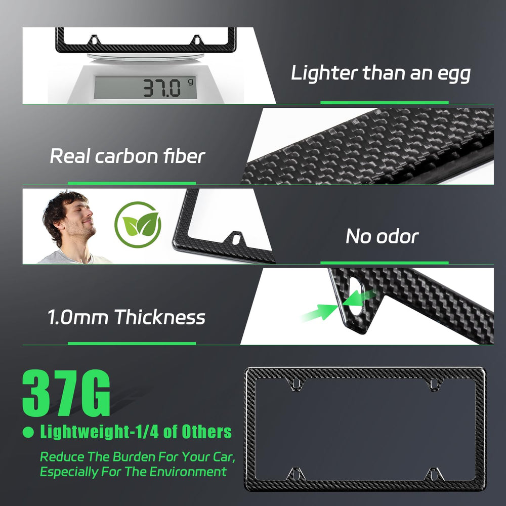 DCRCFIBER anti vibration pads on frame; reduces rattling during driving.