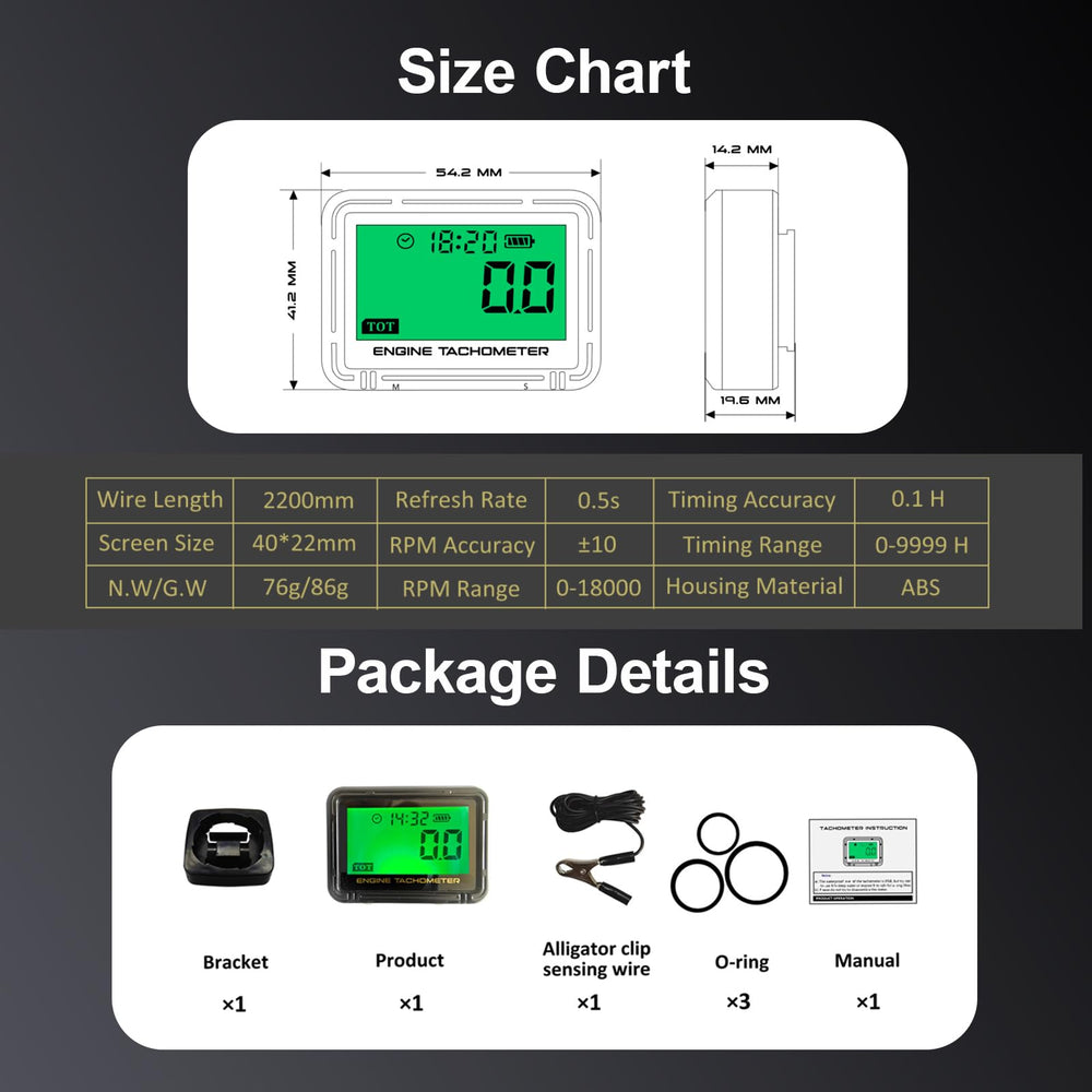 DDayuanwei in-use on lawn mower demonstrates practical RPM monitoring