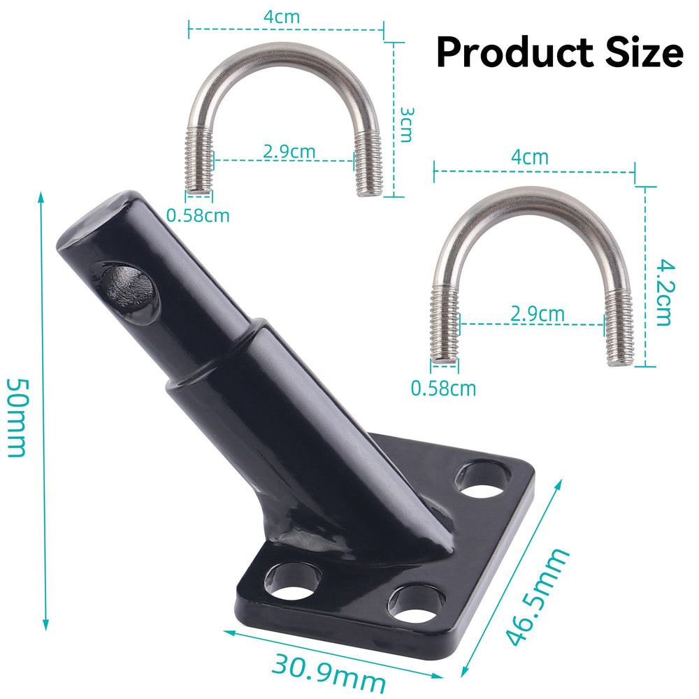 Quick-release pin system shown for fast trailer attachment and detachment