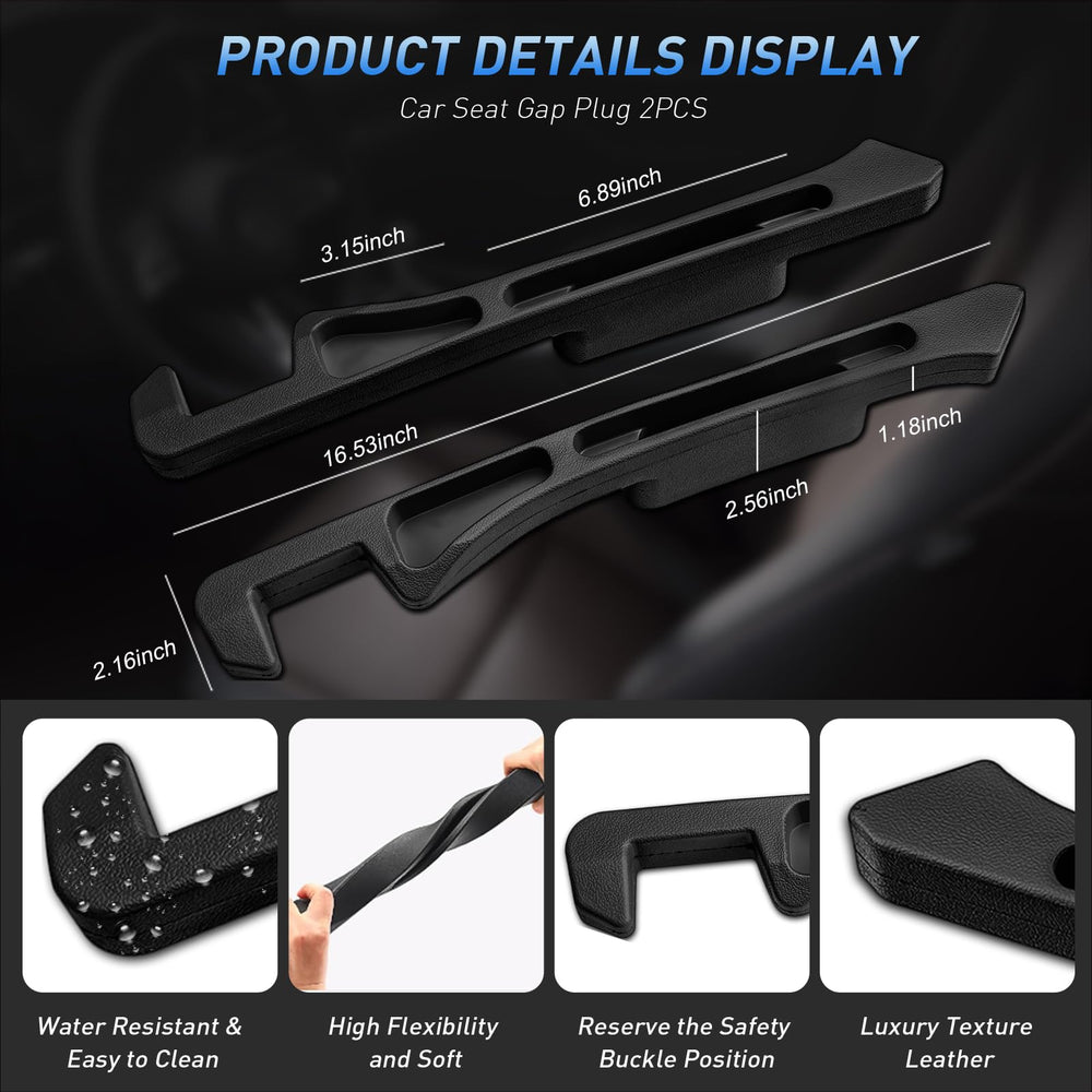 DDTPDE front seat organizer installs quickly with no tools.