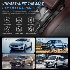 DDTPDE built-in gap strip keeps the organizer stable during drive.