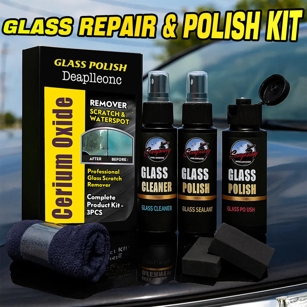 DEAPLLEONC complete glass polishing kit all-in-one care solution