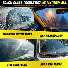 DEAPLLEONC glass sealant creates hydrophobic barrier for easier cleaning