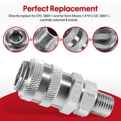 DearChan Caterpillar fuel connection emphasizes durability and corrosion resistance.