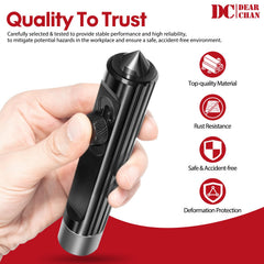 DearChan deburring tool three-edges close-up reveals durable metal construction.