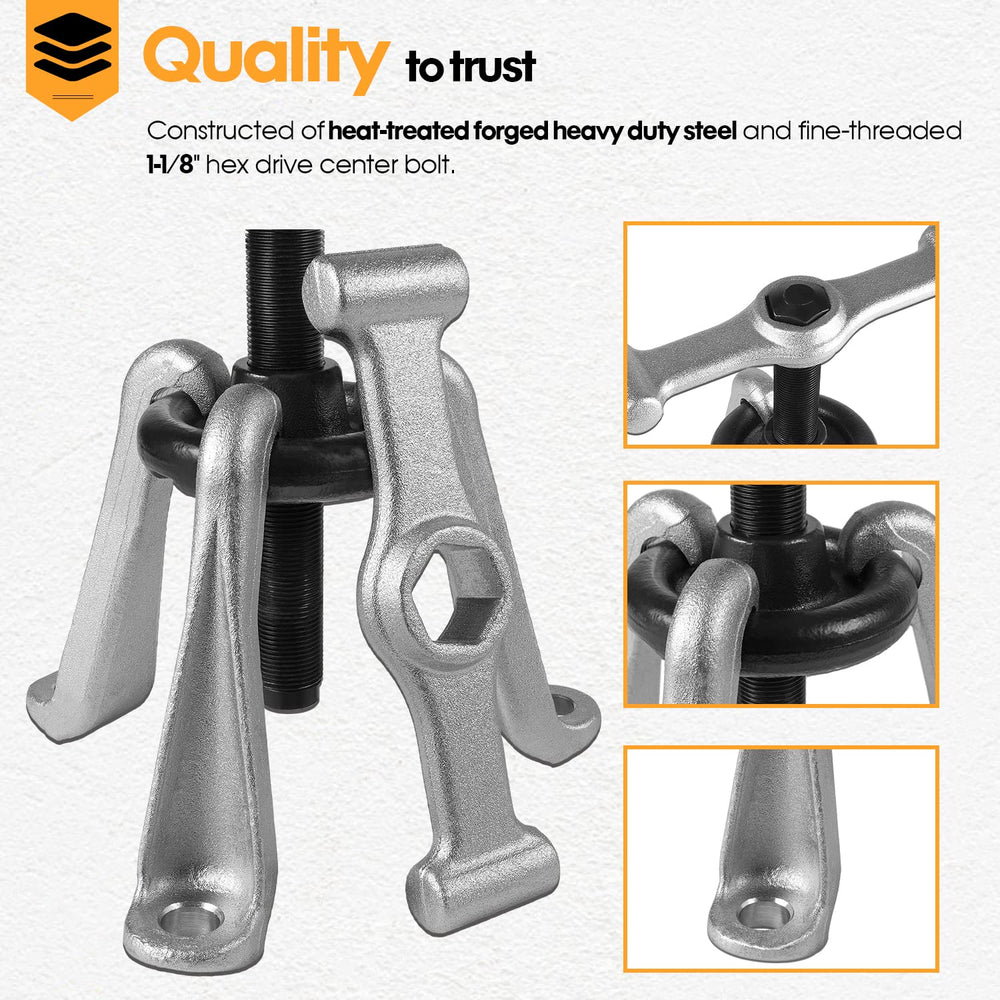 DearChan hub puller built with heat-treated steel for lasting strength.