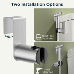 Dearocean bidet sprayer features leak-proof design with brass valve.