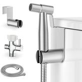 Dearocean handheld bidet sprayer with stainless steel body and ergonomic grip for easy cleaning.
